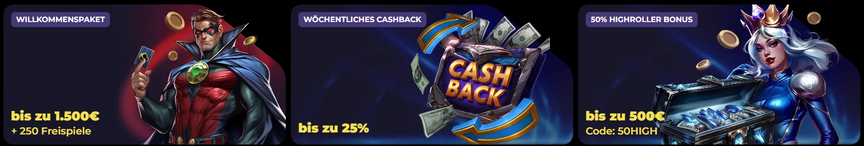 Highflybet Casino Banner Deks